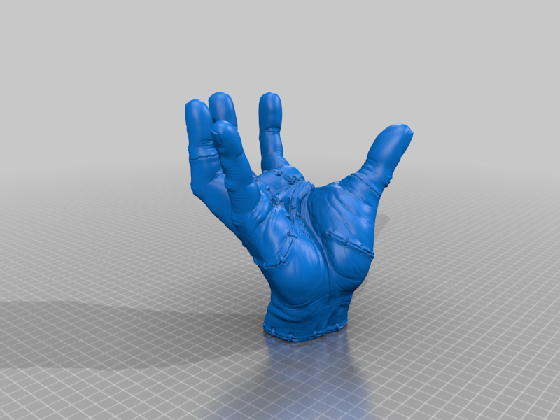 Addams Family Thing hand cosplay prop 3D printed PETG model